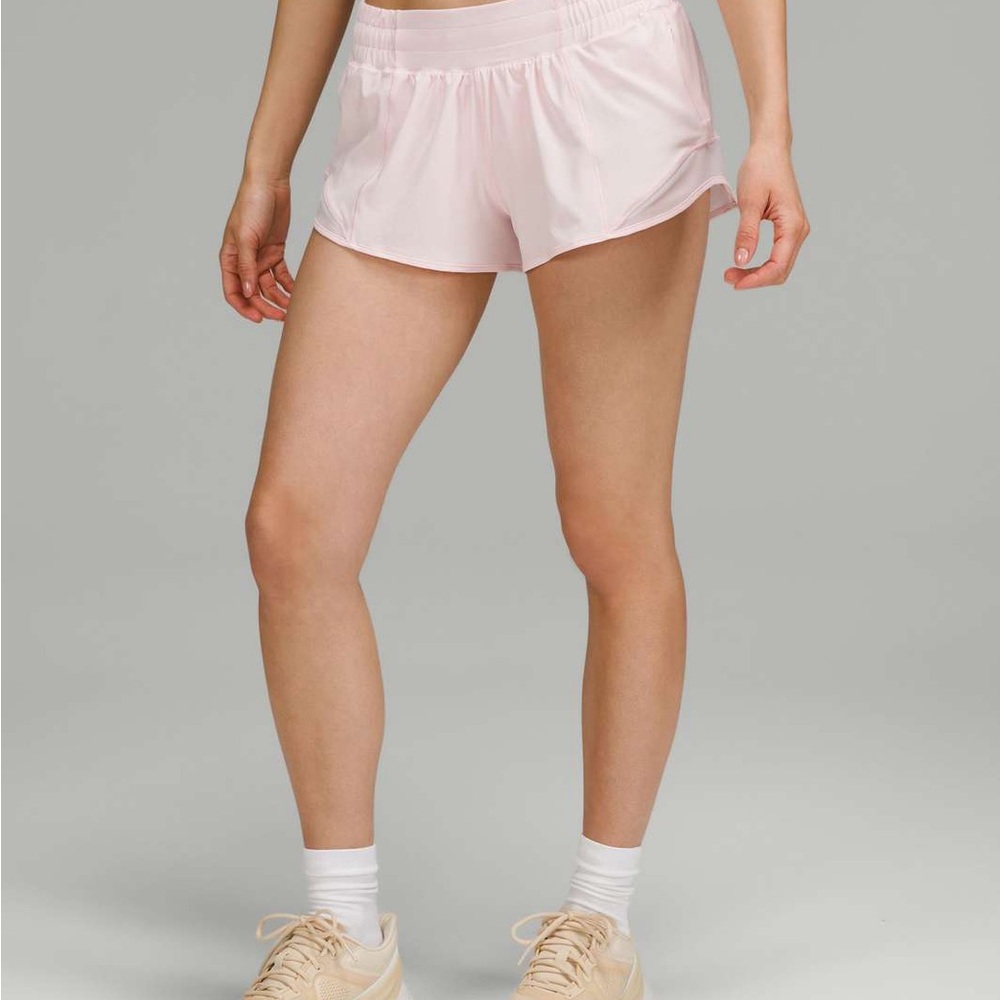 Lululemon strawberry milkshake hotty hot shorts